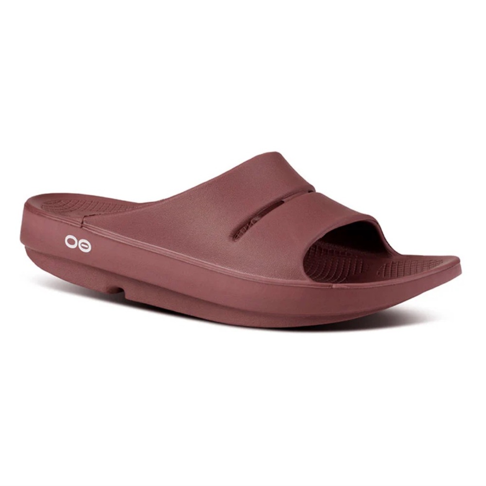 OOFOS OOahh Slide Mars Red M6/W8 NIB